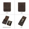 Handmade Fountain Pen Case Leather for Men Women Holder Pouch Retro Box Organizer Boys Girls School