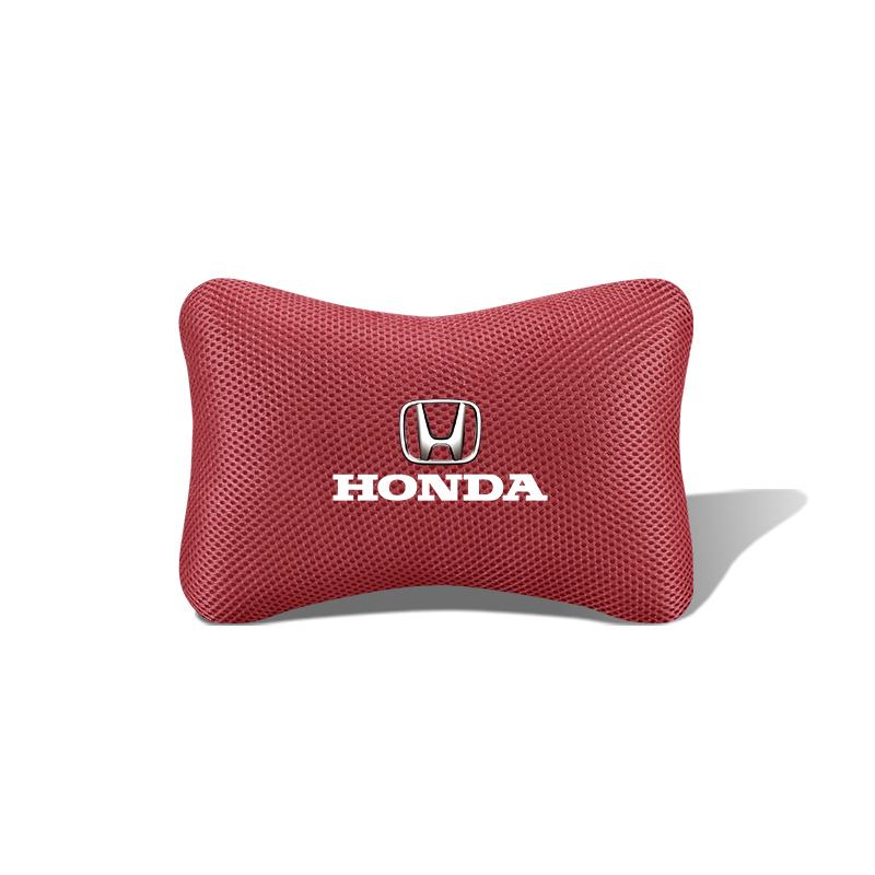 TQDX8 1Pcs Car Breathable Ice Silk Headrest Auto Neck Support Pillow For Honda Civic Accord Crosstour Spirior Odyssey Avancier UR-V