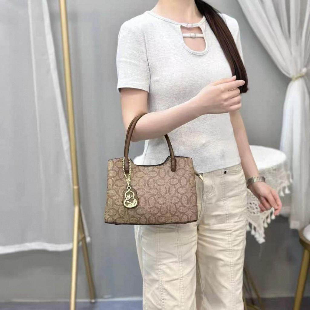 Женская сумка-тоут 2024 года с цветными блоками: Универсальная, Повседневная, Простая сумка через плечо