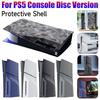 Faceplate Cover for PS5/PS5 Slim Disc Protective Shell Dustproof Housing Faceplate PC Host Shell Frosted Surface Console Cover