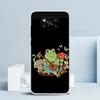 Коттеджкор Лягушка Гриб Кавайный Чехол для Телефона Для Xiaomi Poco F7 Ultra X5 X6 X7 Pro M7 Redmi 15C 15 13C 13 12C 12 10C 10 10A 9 9C