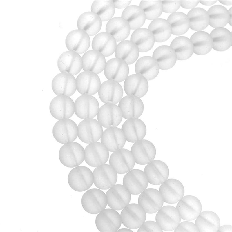 Натуральный драгоценный камень, свободные матовые хрустальные бусины, размер 4, 6, 8, 10 мм, круглые бусины для изготовления ювелирных изделий