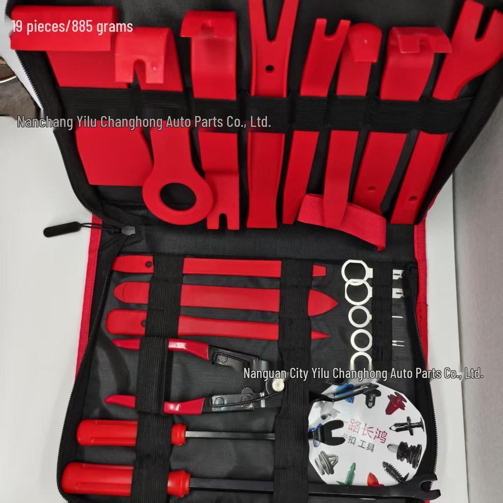 Набор монтировок и отверток для ремонта автомагнитол – 19/20/25/38/40/439 шт. с сумкой для инструментов