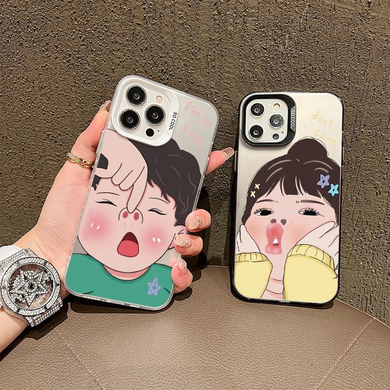 Силиконовый чехол для Vivo Y30 Y36 Y38 Y78 Y50 iPhone 17 16 15 14 13 12 11 Samsung A06 A16 A26 A36 A56 Чехол Раскрашенный своими руками Мультяшный Ударопрочный Бампер для телефона