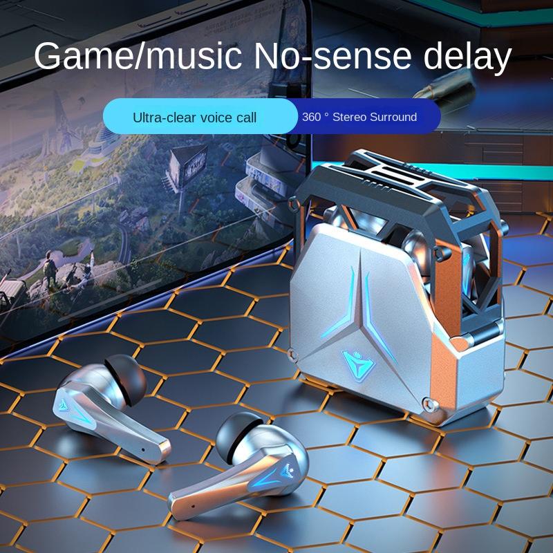 Новая игровая Bluetooth-гарнитура в стиле Mecha Wireless 5.3 Gaming с низкой задержкой и сверхдлительным сроком службы батареи