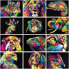 5D Diamond Painting DIY Full Diamond Colored Animal Cross Stitch