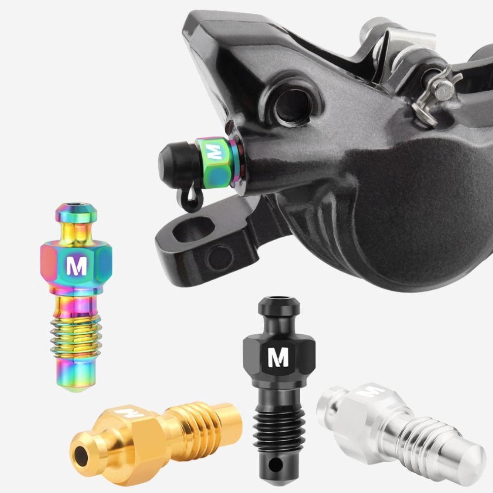 Titanium Zinc Zinc Alloy Oiling and Bleed Screw Dust Cap Oil Filling Vent Screw Bicycle Oil Disc Brake