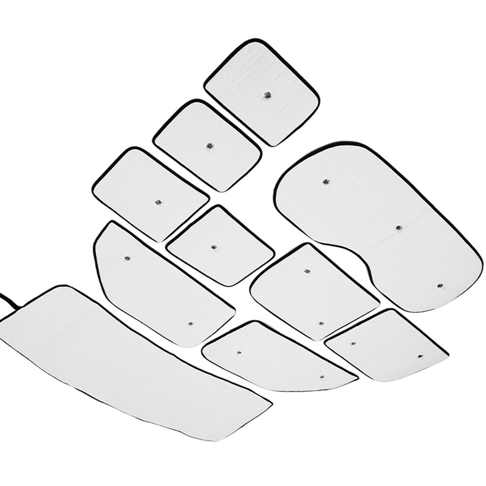 Солнцезащитный козырек на переднее и заднее лобовое стекло, солнцезащитный козырек, изоляционная накладка против УФ-излучения для Land Rover Defender 2012-2024, автомобильные аксессуары