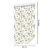 Leaves Wallpaper White and Cream for Living Room and Bedroom 50x1000