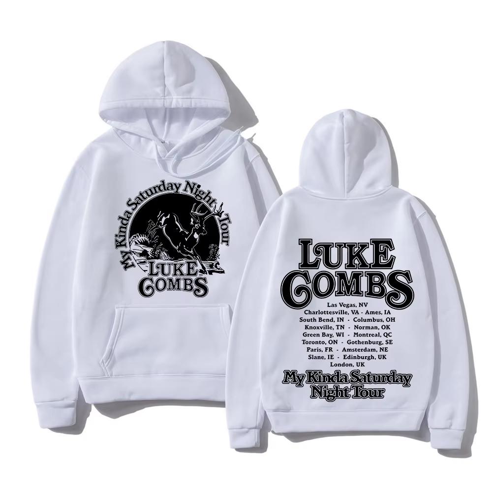 Luke Combs Deer Tour 2026 Hoodie Fashion Women_Men Vintage Aesthetic Hoodies Unisex Autumn Winter Casual Pullover Sweatshirts