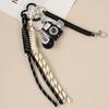 Zinc Zinc Alloy Leather Baseball Pendants Elegant Versatile Bag Charm Rugby Tassel Keychain  Friends