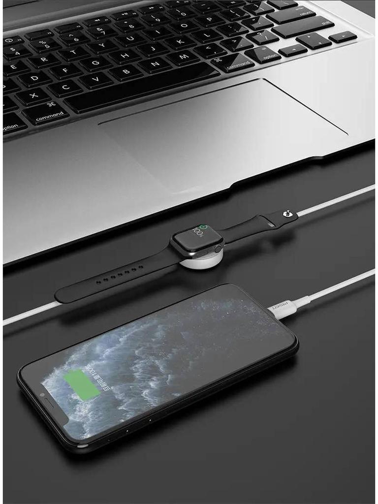 PISEN iWatch 2-в-1 Lightning и беспроводной магнитный кабель для зарядки