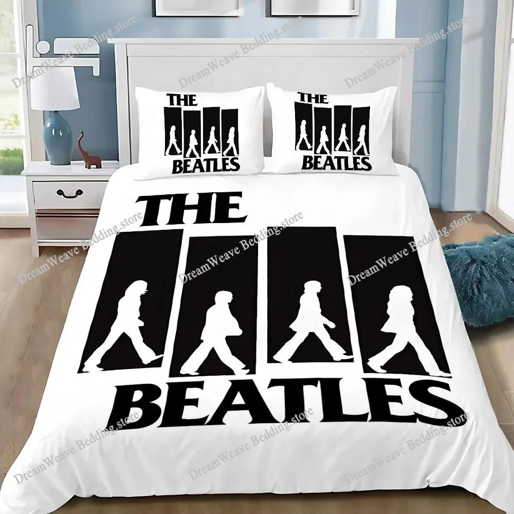 Постельное белье Rock Band The Fab Four, Покрывало-футон Rock Band Mop-tops с принтом Those Lads From Liverpool Пододеяльник для подростков