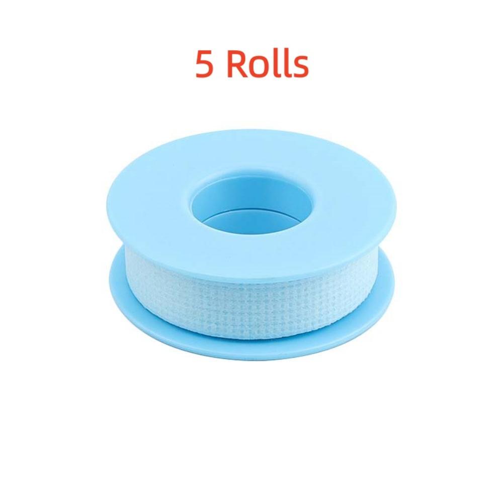 5 Rolls Non-woven Micropore Silicone Gel Eyelash Tape Multi Use Adhesive Lash Extension Makeup Tools Anti-allergy Soft