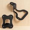 Wall Speaker Mount Holder Bracket Metal Support Set for WiiM Sound Lite Speaker Shelf Organization, Two-Piece Home Placement Design
