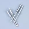 50Pcs Round Head Trifold Rivet Aluminum Alloy Blind Rivets Assortment Kit For Wood Plastic Metal Car Diy Repaired Fasteners