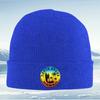 Surfer palm trees Hawaii beach logo Unisex Women Unisex Knitted Hat Beanie Pullover Cap Winter Thermal Warm Christmas Outdoor Cycli