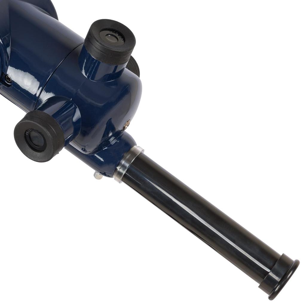 MIZAR-TEC TL-750 Astronomical Telescope, Equatorial Mount, Silver, for Beginners