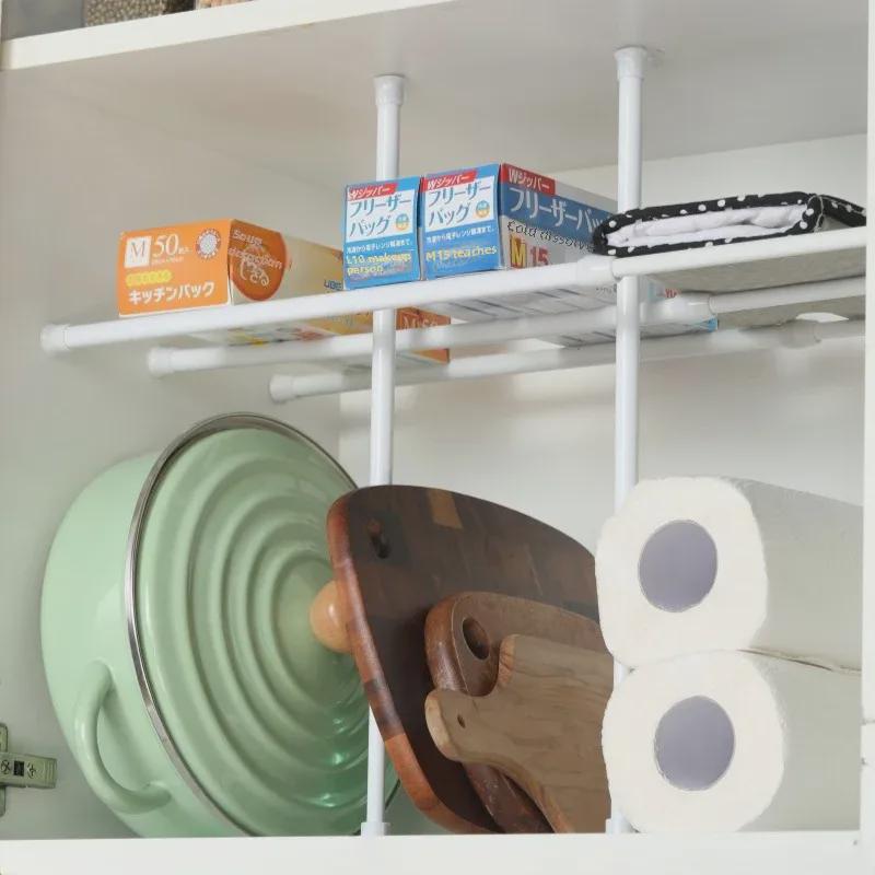 Многофункциональная телескопическая штанга без перфорации: Компактная душевая занавеска и решение для сушки