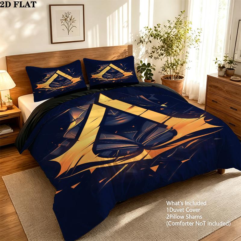 Assassins Valhalla Bedding Quilt Set Quilt Cover Pillowcase Home Decoration Birthday Gift (1 * duvet cover + 2 * pillowcase, without core)
