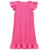 82622 Детское платье для девочек Лили с косичками и рюшами, повседневное