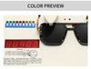 2026 Oversized Square Sunglasses Women Luxury Brand Designer Double Bridge Outdoor Driving For Ladies Shades UV400