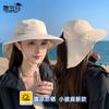Spring and Summer Eaves Shawl Bucket Hat Outdoor Play Mountaineering Sunscreen Sun Hat Breathable Fashion Versatile Hat Women