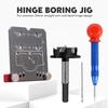 Hinge Hole Locator High Precision 35mm Drilling Portable Hinge Template Door Cabinet Installation Hole Locator