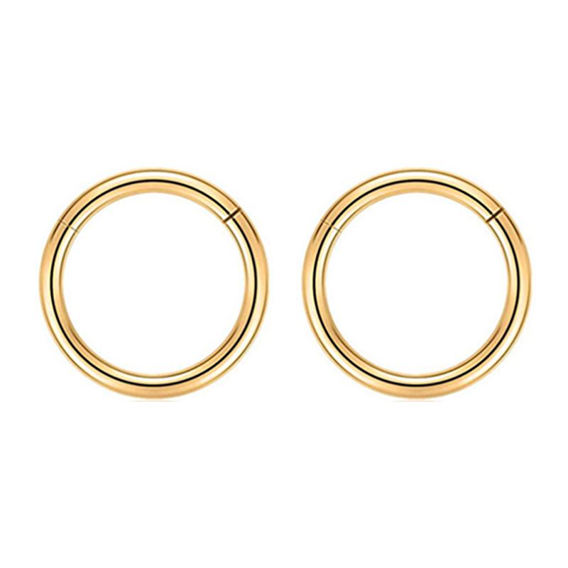 Новый дизайн Нержавеющая сталь циркон маленькие серьги-кольца для женщин Helix Tragus хрящ Conch Daith серьги-гвоздики для пирсинга ювелирные изделия