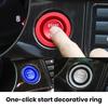 Start Stop Engine Push Button Sticker Car Accessories Self Adhesive Easy To Install Decorative Engine Start Button Decal
