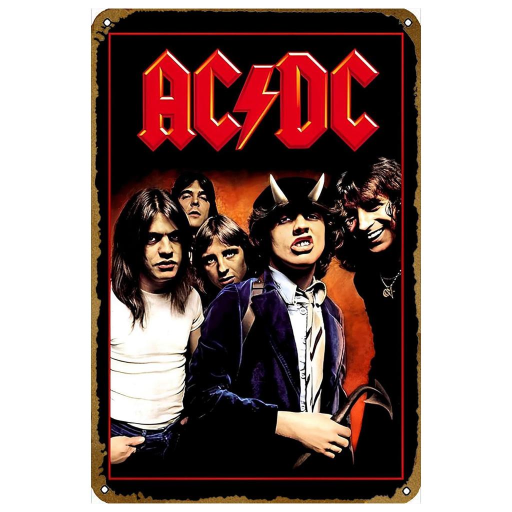 Металлические таблички Rock Roll Metal с изображениями групп, настенное украшение, плакат в винтажном стиле, Железная живопись для мужской комнаты, домашнего кафе, садового клуба, бара