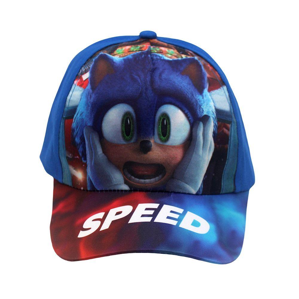Бейсболка с тематикой Sonic Print - Милая детская кепка от солнца с Соником - Бейсболка с козырьком
