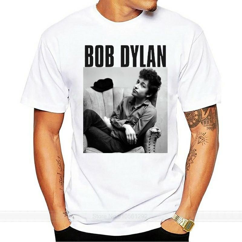 Bob Dylan Sitting T Shirt SMLXl2Xl New Hi Fidelity Merch Outfit Tee Shirt fashion tshirt men cotton brand teeshirt