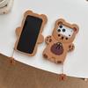 3D Мультяшный Медведь Мягкий Силиконовый Чехол Для Телефона Для iPhone 17 Air 16e 15 13 14 12 11 Pro Max Mini XS XR X 7 8 Plus Ударопрочный Чехол