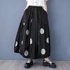 Polka Dot Plus Size High Waist Vintage Spring Summer Casual Loose Long for Woman Skirts Womens Skirt