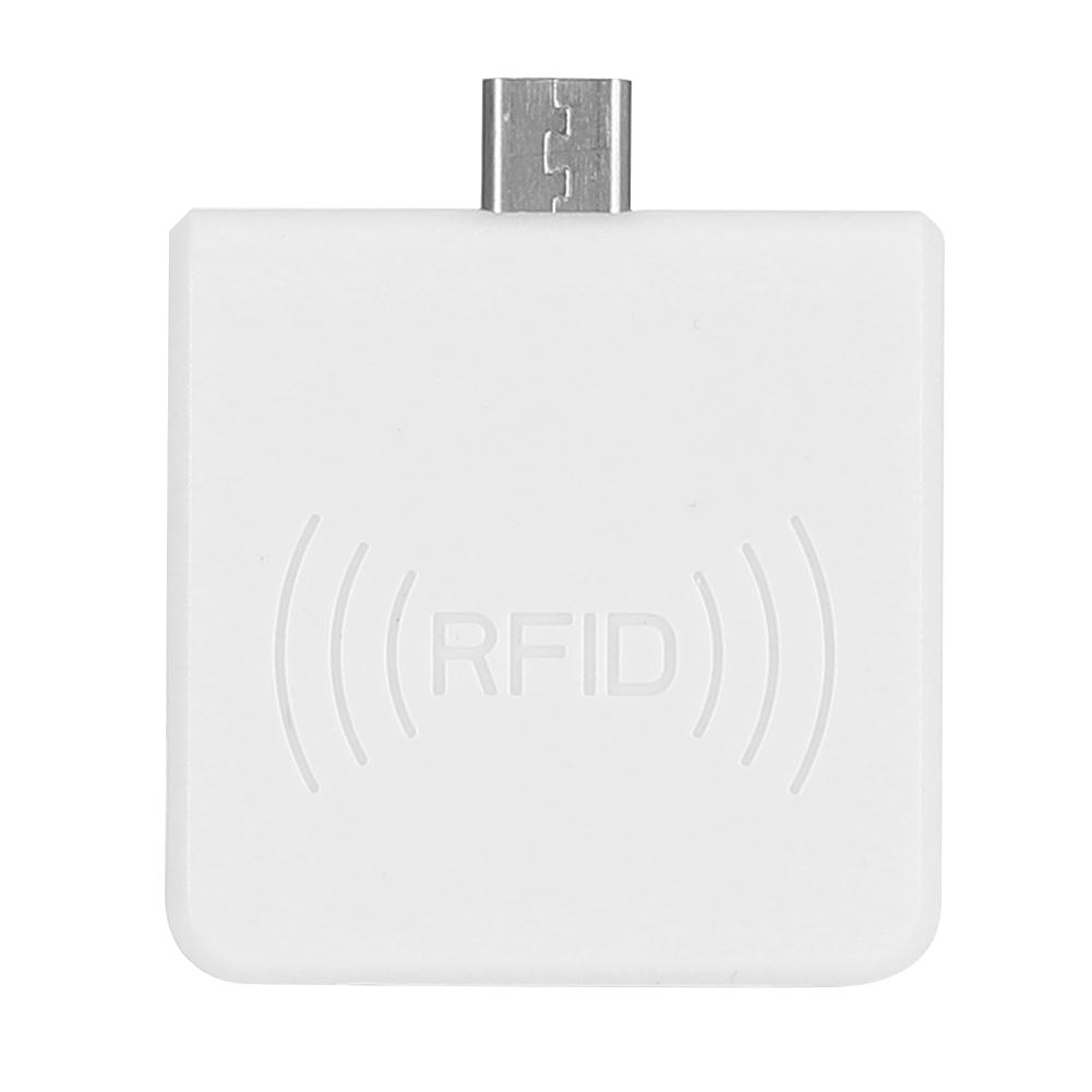 Non Contact   Card Reader Adapter ID Mobile Phone Smart   USB Converter(White )