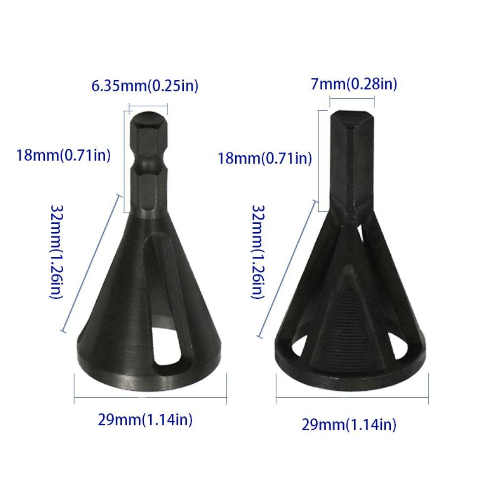 Зенковка с треугольным хвостовиком, Зенковка с шестигранным хвостовиком, Снятие заусенцев, Снятие фаски, Наружная фаска, Ремонт болта