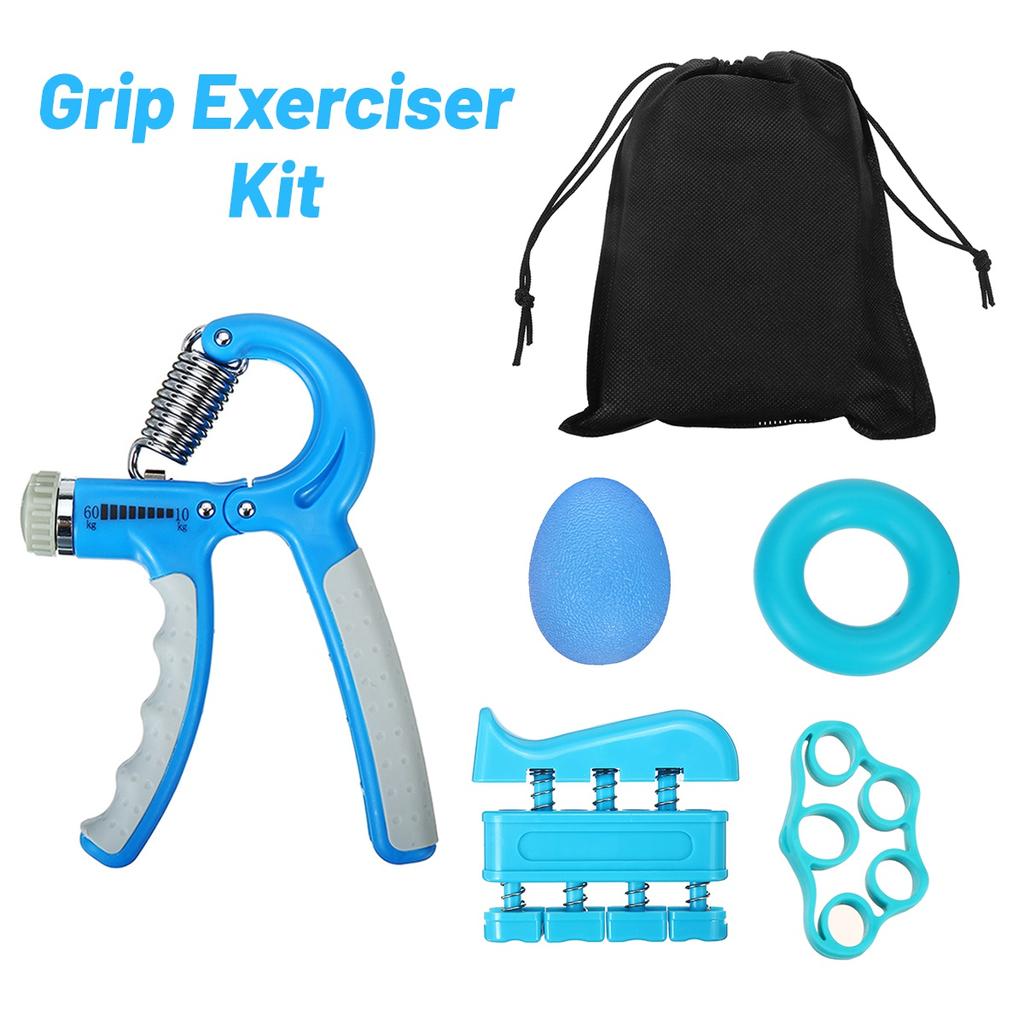 Набор из 6 предметов, тренажер для захвата рук, счетный захват для рук, тренировочный инструмент, регулируемый фитнес-тренажер для запястья, устройство для силовой тренировки, зажим для рук, захват для предплечья