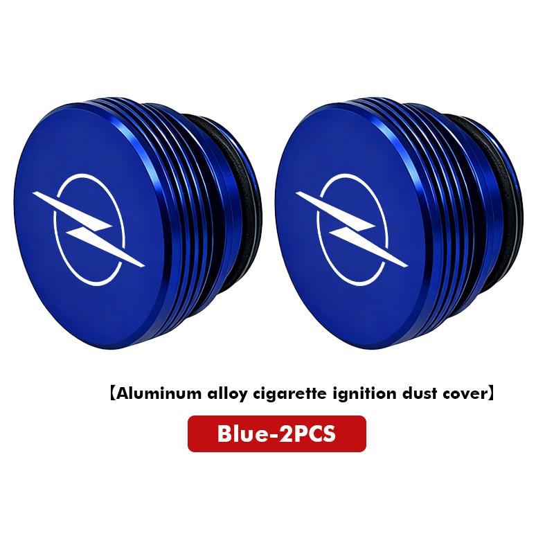 czxkqr1 For Opel 1/2PCS Car Logo Cigarette Lighter Dust Plug Button Socket Protective Cover OPC Astra J H G K Insignia Corsa D B E Mokka