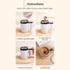 Digital Display Coffee Mug Temperature Measurement Rotating Blender Cup Electric Stirrer Mug  Milk