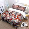 Cartoon Santa Faces Bedding Set Bedding Duvet Cover Set Duvet Cover Pillowcases (1 * Duvet Cover 2 * Pillowcases, without duvet insert)