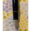 Used Sailor Fountain Pen Gold Trim Black GT 21K Fine (MF)