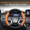 Cwnqah1 cwmvjg1 Подходит для Mitsubishi Дышащая Кожа Матовая Текстура Углеродного Волокна Чехол на Руль, Подходит для Outlander Phev Sport Eclipse