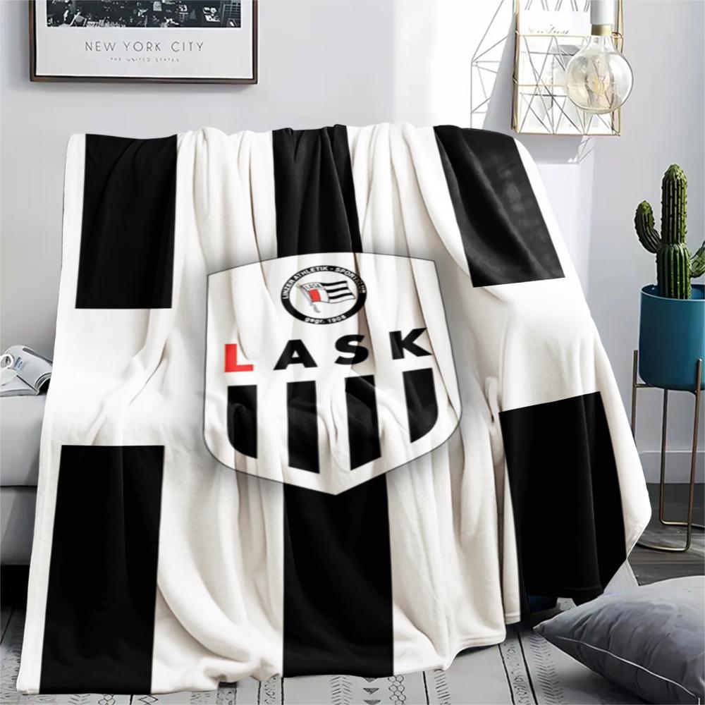 1PC Lask Linz Print Flannel Blanket, High quality Comfortable for All Seasons, Home Decor, Warmth and Comfort, Perfect for Christmas Gifts