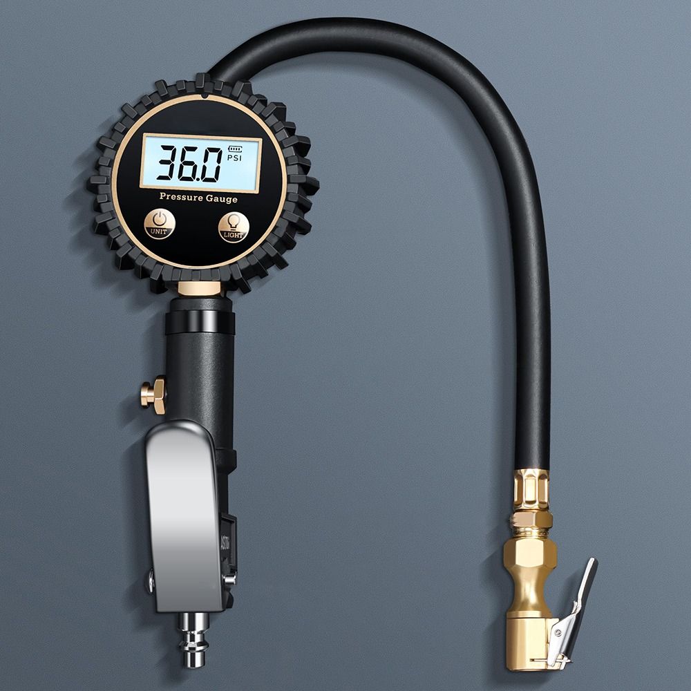 0.1 Разрешение дисплея Цифровой манометр для шин Цифровой тестер шин Мотоцикл