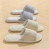 Linen Slippers Women's Spring and Autumn Four Seasons Indoor Cotton and Linen Home Home Home Non-slip Summer Male Couple