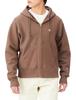 Парка с длинным рукавом и застежкой-молнией One Point Logo с капюшоном, толстовка среднего коричневого цвета [Champion], плотность 11,5 унций(р) ОБРАТНОЕ ПЛЕТЕНИЕ(р) C3-Z109 Мужской