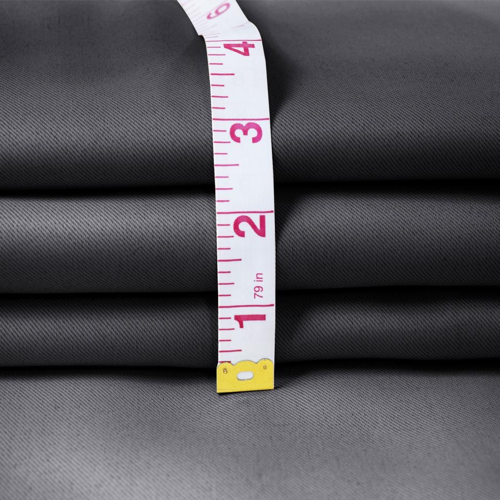 Quilted 100% Blackout Curtains for Living Room Heavy Duty Window Drapes Bedroom Winter Thick Thermal Curtains Eyelets Ready Made