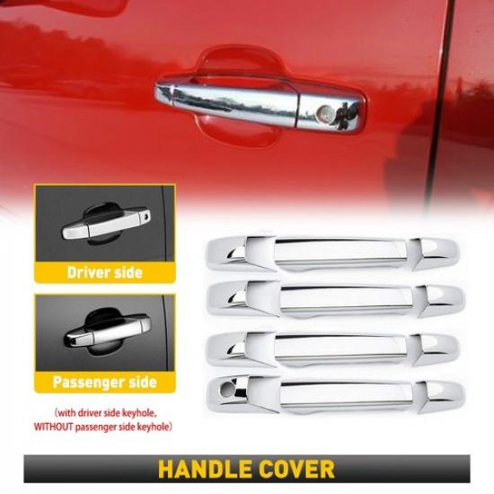 Для Chevy Silverado / GMC Sierra 2007-2014 Хромированные накладки на 4 ручки дверей