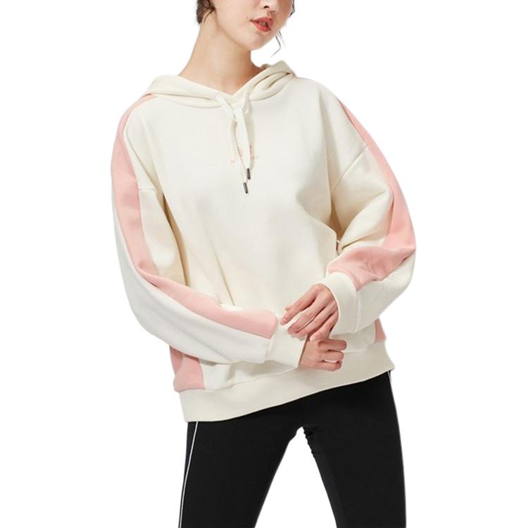 New Balance Толстовка женская белая AWT03398-WT